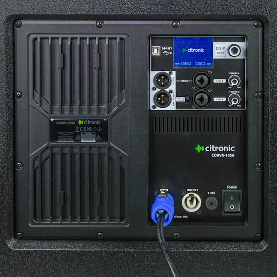 Citronic CORVA-18SA 178.928UK Αυτοενισχυόμενο Subwoofer PA 2000W 18"