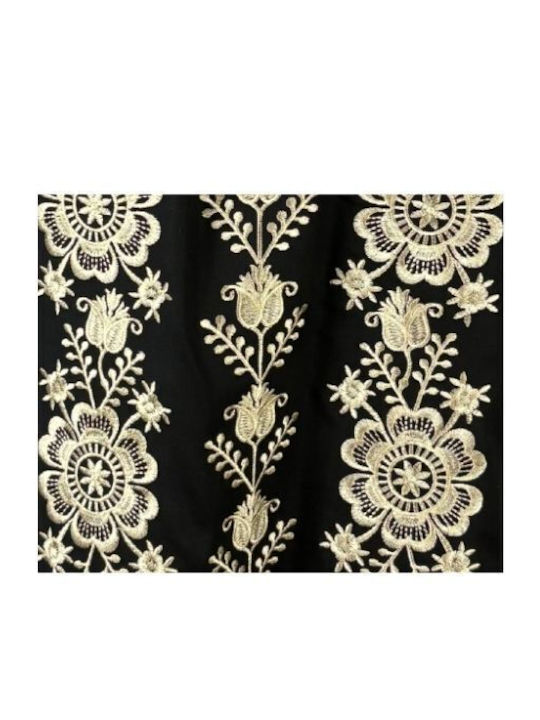 Damenbluse Baumwoll Schwarz
