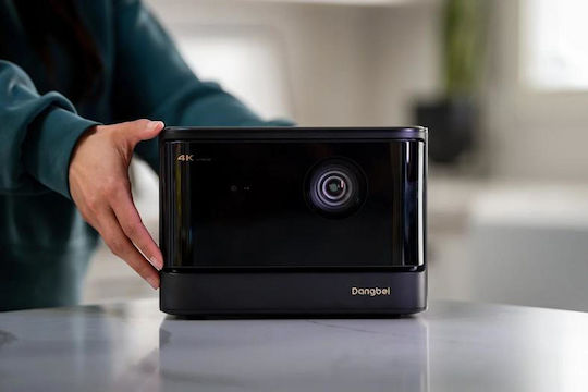 Dangbei Mars Pro 2 3D Projektor DLP 4K Ultra HD Laser mit Wi-Fi und Eingebauten Lautsprechern Schwarz