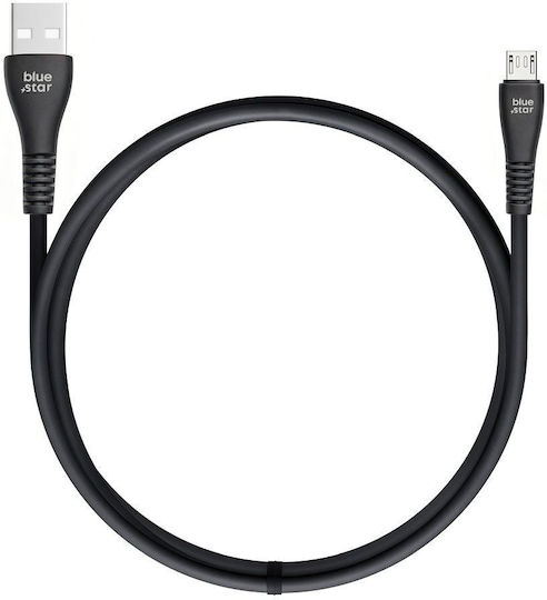 Blue Star Reguläres USB 2.0 zu micro USB Kabel Schwarz 1m 1 Stück