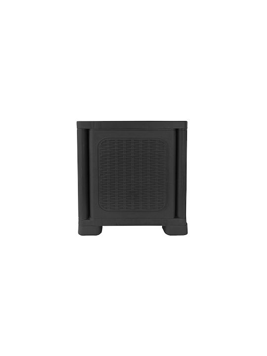 Double-leaf Plastic Cabinet with 1 Shelf Suitable for Small Spaces 70x44x54 cm