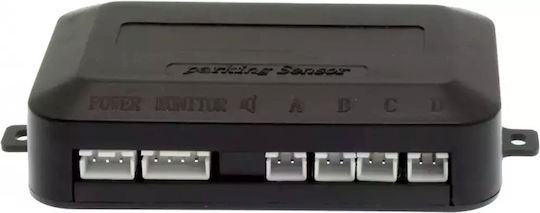 Tele Car Parking System with Screen and 4 Sensors in Silver Color