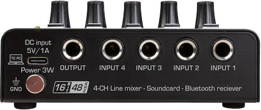 Jb Systems Nanomix-4BT B08408 Mixer Audio și Console Analogic Autonom 4.0 Canale și Bluetooth