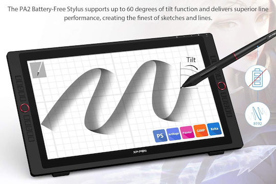 XP-Pen Artist 24 PRO Stilou digital cu ecran QHD 23.8"