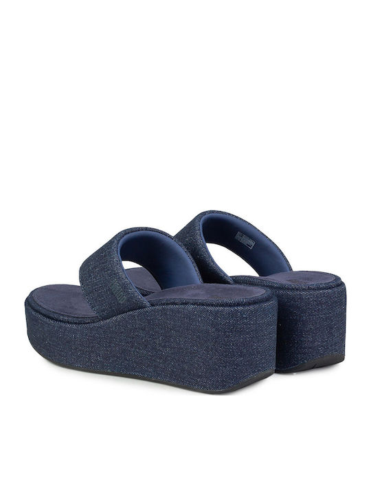 Summer Women's Platforms Blue