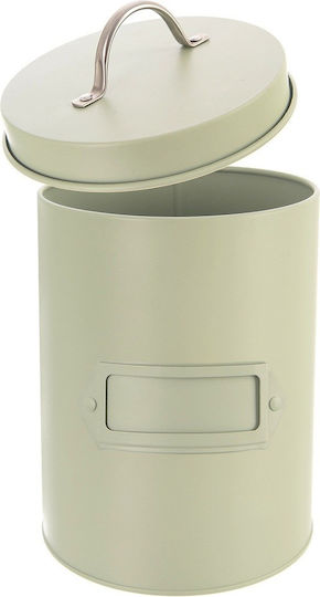 Orion Jar for Coffee / Tea / Sugar / Pasta with Lid Metallic Green 1300ml