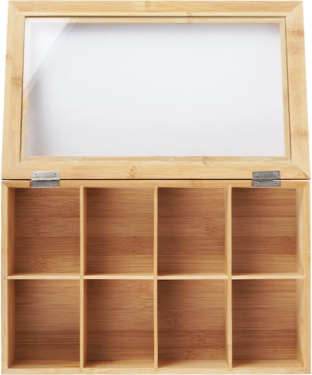Excellent Houseware Caseta Pentru Ceai Cu Capac Din Lemn 20x6.5x32cm Excellent Houseware Caseta Pentru Ceai Cu Capac Din Lemn 20x6.5x32cm