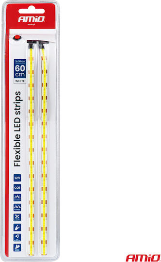 AMiO LED Car Strip 12V White