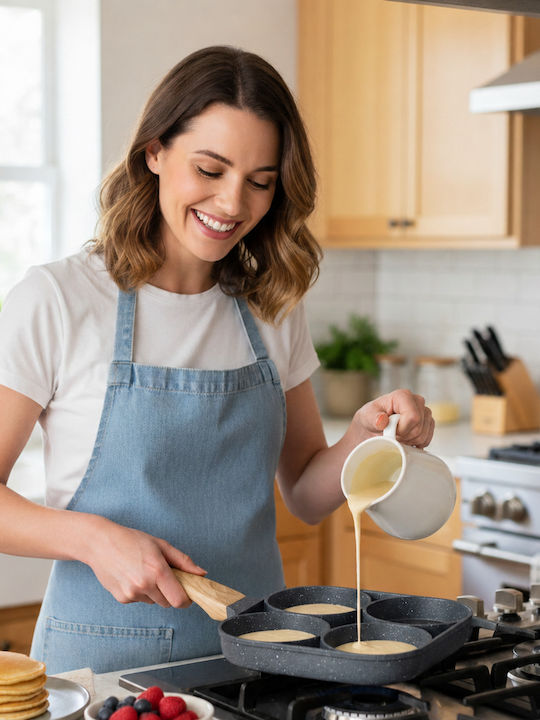 Tigaie Dublă pentru Pancakes din Aluminiu cu Acoperire Antiaderentă 35.6cm