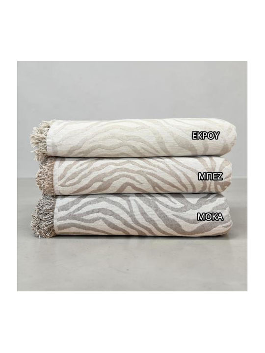 Linea Home Savanna Ριχτάρι Διθέσιου Καναπέ 180x240εκ. Μπεζ