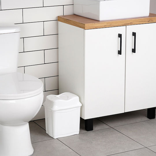 Orion Plastic Waste Bin White 5L