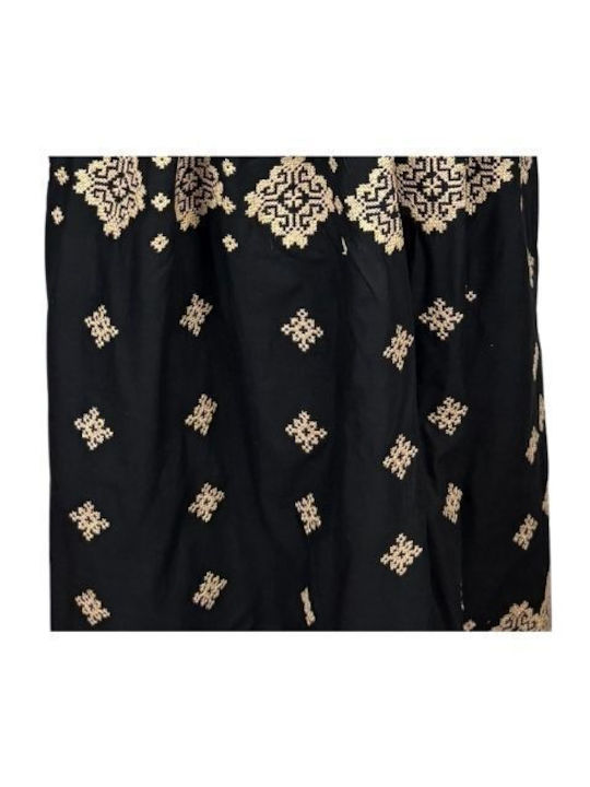 Fustă Floral Neagră