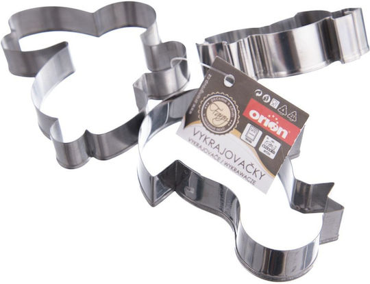Steel Easter Cookie Cutters 6 Cm 3 Pcs
