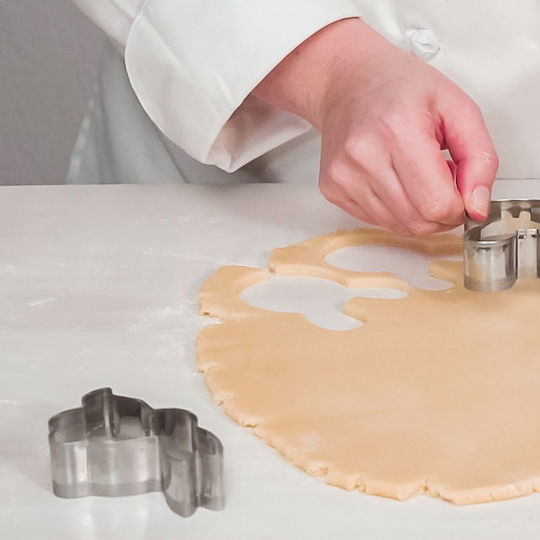 Cutter De Patiserie Din Oțel Matriță Pentru Turtă Dulce Cookie De Paște 6 Bucăți