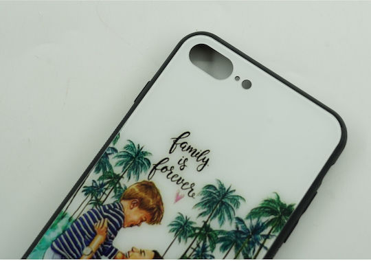 Husă Protectoare Flippy Compatibilă Huawei Nova 9 Sticlă Print Familie Este Pentru Totdeauna Multicoloră