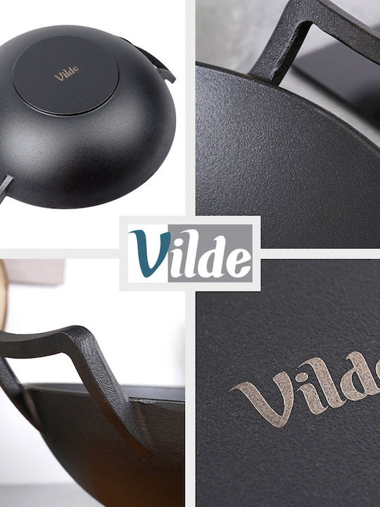 Vilde Wok από Μαντέμι με Κεραμική Επίστρωση 36cm