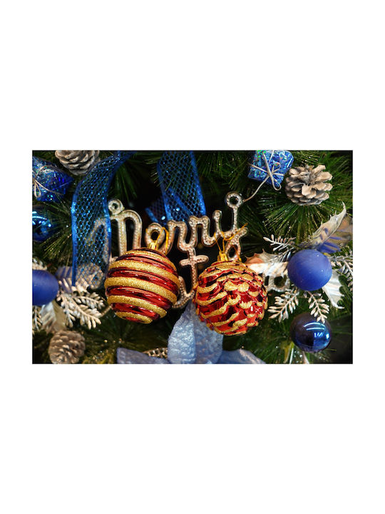 Set 24 Ornamente De Crăciun Pentru Brad Alista Home Glob Tip Alb Roșu 7 Cm Diametru Plastic Cu Sclipici Cutie 16 Cm Lungime X 36 Cm Înălțime X 16 Cm Adâncime