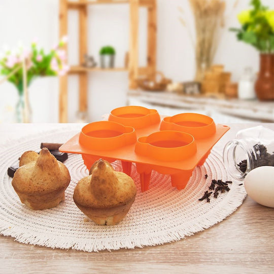 Orion Bakeware Tin Made of Silicone 3x3cm