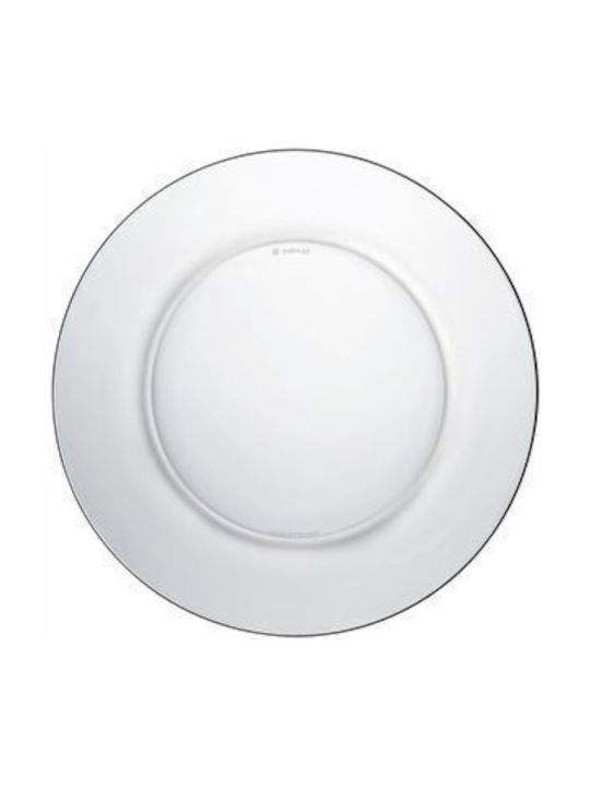 Duralex Runde Glas Servierplatte Transparent mit Durchmesser 23,5cm 6 Stück