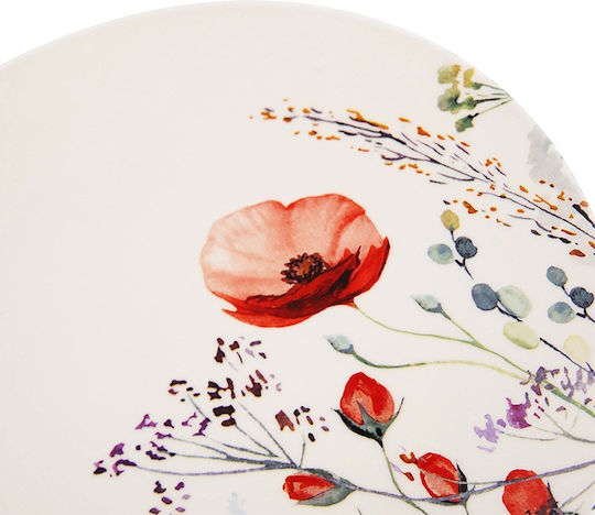 Orion Maki Serving Plate for Desert Porcelain White with Diameter 27cm Orion Maki Serving Plate for Desert Porcelain White with Diameter 27cm