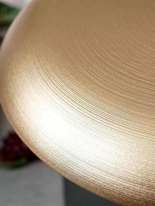 Vilde Servierplatte für Wüste aus Glas Gold 21cm