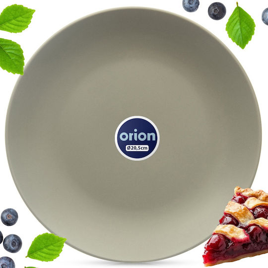 Orion Ceramic Green Dessert Plate With Diameter 20.5cm