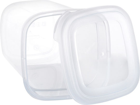 Vilde Set 6 Bucăți Vaze pentru Cafea / Paste / Cereale cu Capac Plastic Transparent 1000ml 6 Bucăți