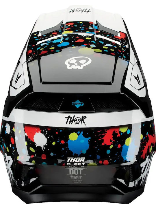 Thor Fleet Splat Kids Motorcycle Helmet Motocross ECE 22.06