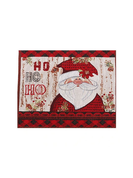 Alista Home Christmas Fabric Placemat Santa Claus 43x33cm