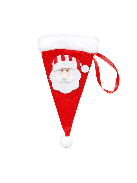 Alista Home Weihnachtliches Etui für Besteck Stoff Weihnachtsmänner 19x10cm