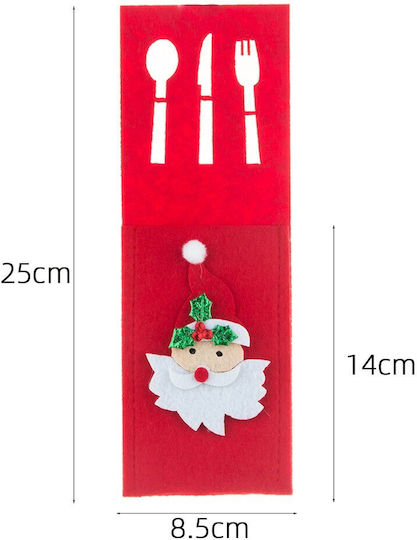 Alista Home Christmas Cutlery Case Santa Claus 25x8.5cm