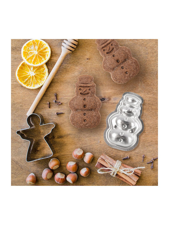 Orion Set Forme De Tăiat Biscuiți Oameni De Zăpadă 5.5x3.5x1.5cm 20 Bucăți