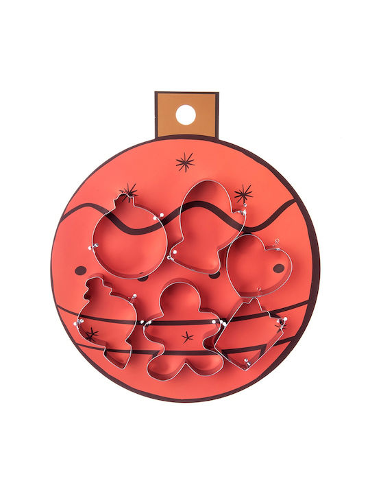 Orion Set of Christmas Heart Cookie Cutters 6 Pieces