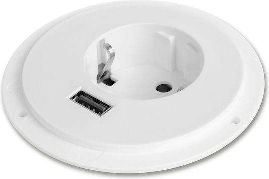 Alista Home Monopriză cu USB-A și Cablu de 1.5m