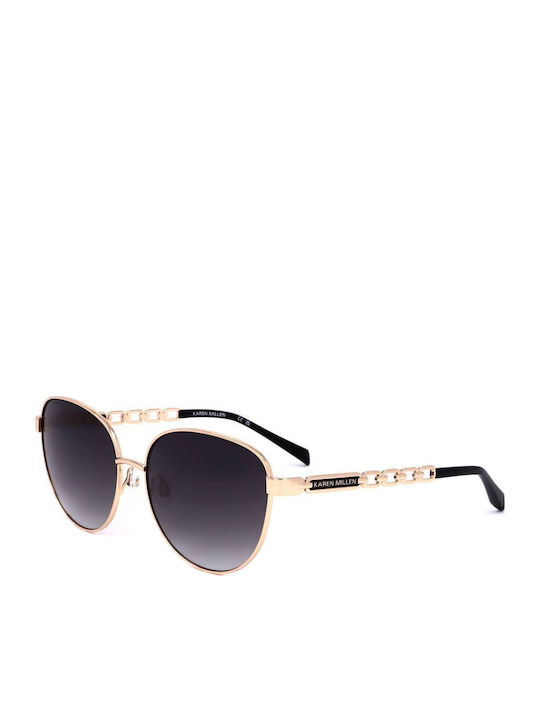 Karen Millen Γυαλιά Ηλίου Χρυσά με Σκελετό Karen Millen Γυαλιά Ηλίου Χρυσά με Σκελετό