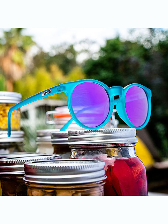 Goodr Ανδρικά Γυαλιά Ηλίου με Μπλε Σκελετό με Polarized Καθρέφτη Φακό G00781-CG-01-TEAL
