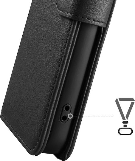 Zanaé Husa Tip Folio Oppo Find X5 Pro Funcție Stand Tab Magnetic Negru