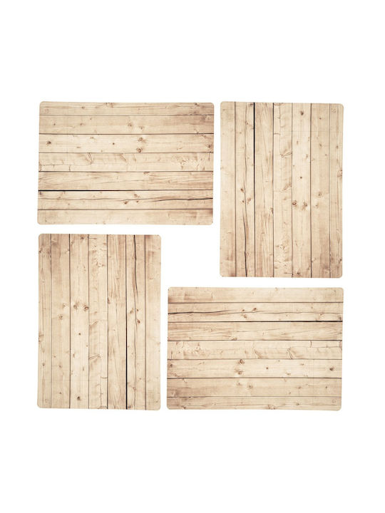 Orion Салфетки Дървени 43x30см 4 Бройки