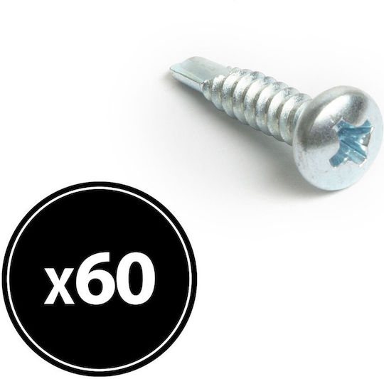 Alista Home Şurub Cu Diametrul M4.2 şi Lungimea 19mm 60 Bucăţi