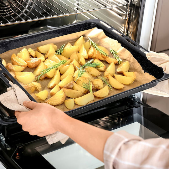 Orion Oven Baking Pan Stainless Steel with Enamel Coating 36x44.5cm