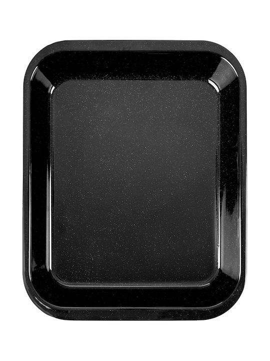 Orion Stainless Steel Baking Pan with Enamel Interior Coating 32x41cm