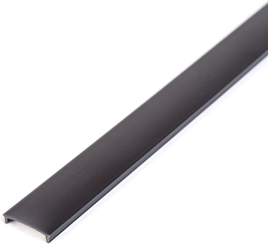 Profil De Aluminiu Pentru Bandă LED Capac 1 M Negru Difuzor Din Policarbonat Profil LED 41011a1