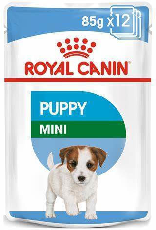 Royal Canin Nasses Hundefutter für Welpen Diät mit Fleisch 48x85gr