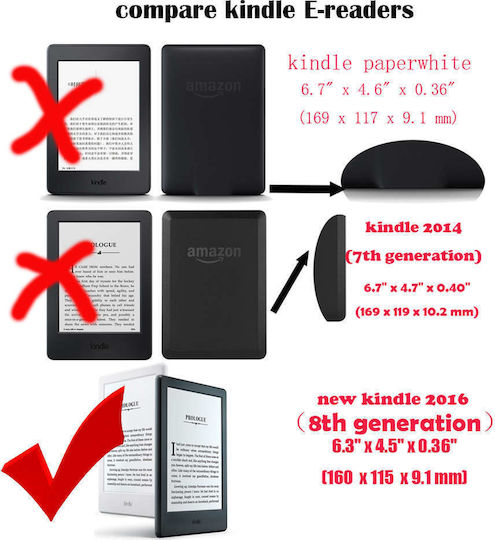 Case Kindle 8 New Basic Kindle 2016 Inkora Noble Turquoise