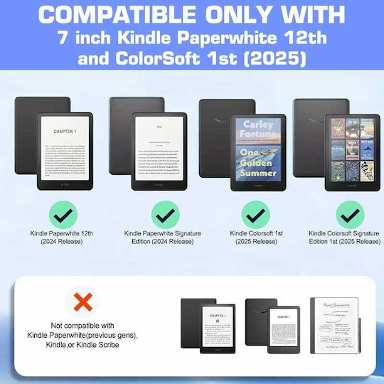 Case Kindle Paperwhite 2024 Inkora Stand Brown