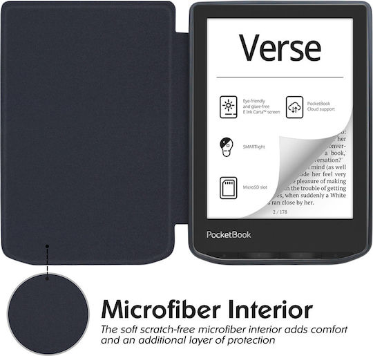 Калъф Pocketbook Verse 629 Pro 634 Inkora Air Светлосин