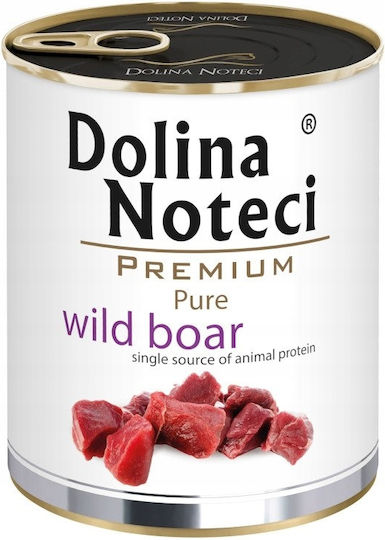 Dolina Noteci Hrana Umedă Pentru Câini Pură Cu Mistreț Sălbatic Carne Și Ficat 6x800gr