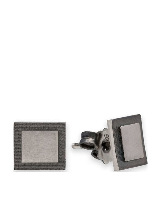 Cercei Bărbați Triunghiuri Handmade Argint 925