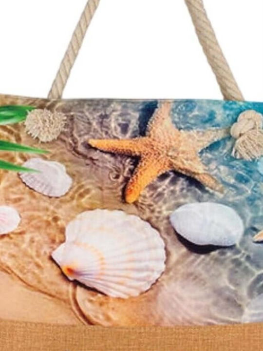 De Raggi Stoffe Strandtasche Mehrfarbig