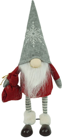 Ornament Elf De Crăciun Alista Home Roșu Alb Textil 42 Cm